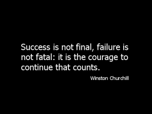 Success is not final.